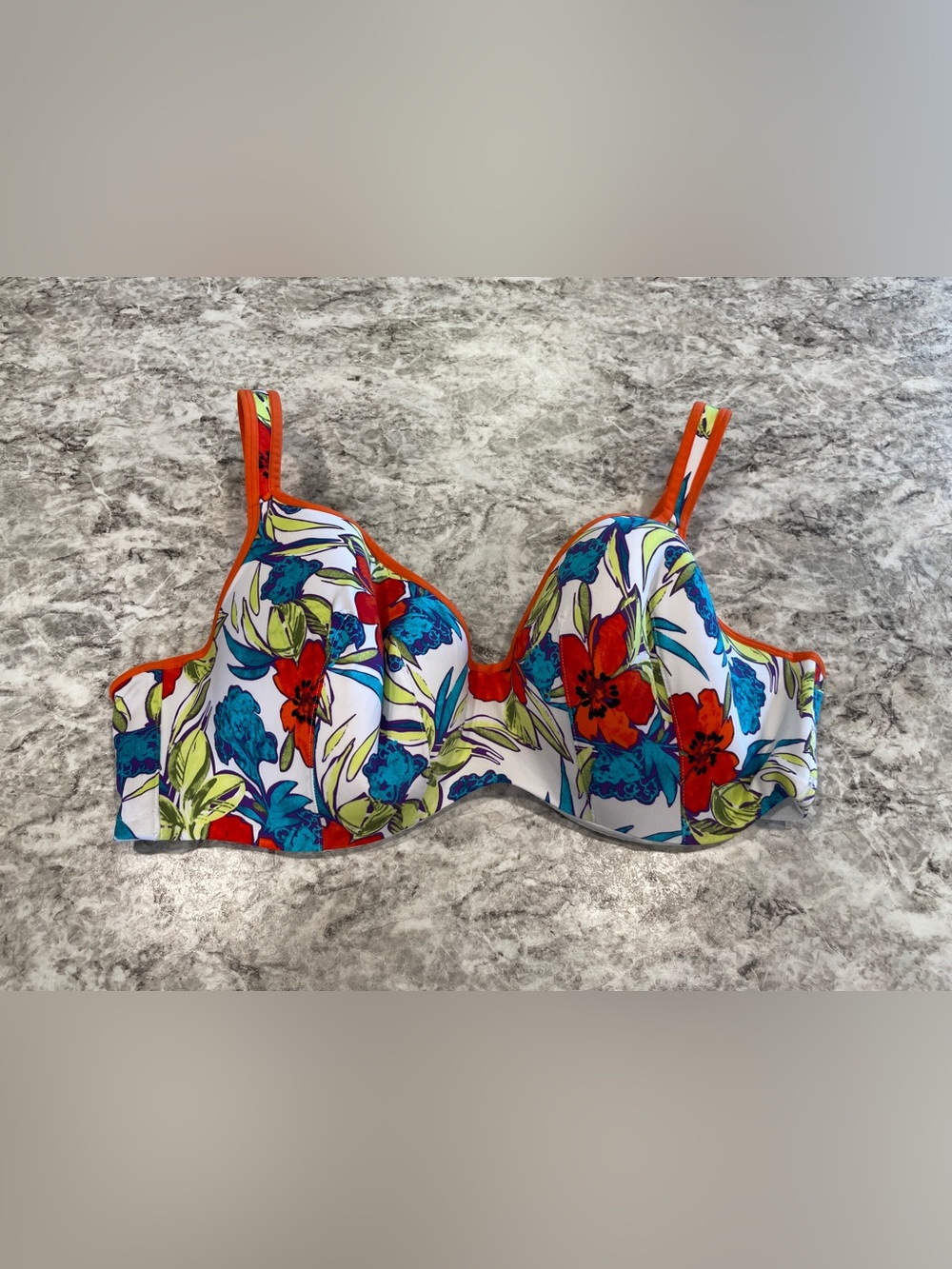 Cacique Bra 44DD Floral with Underwire